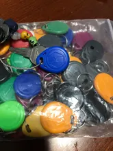 Etiqueta de llave ciega EM4305 T5577, Chip RFID, etiquetas para tarjetas, Keytag, 125 khz, copia reescribible, reescritura duplicada, 125 khz, 50 Uds.