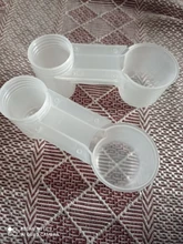 Water-Bottle-Bird-Feeder Waterer-Accessories Pigeon Transparent Plastic Poultry Portable