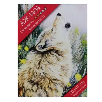 Аж-1404 painting with rhinestones 'Howl hunting '30*40 cm
Аж-1404 painting with rhinestones 'Howl hunting '30*40 cm