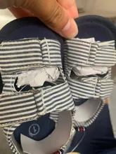 Bebé recién nacido chico bebé niños verano sandalias de dedo del pie cerrado de genial suela blanda de lona niño primeros zapatos de andar Prewalker 3-12M