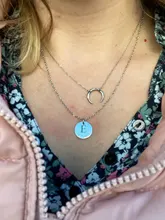 Dijes para joyería, pulsera, collar de barra personalizado, joyería de acero inoxidable, placa con nombre personalizada, gargantilla de Regalo para mamá