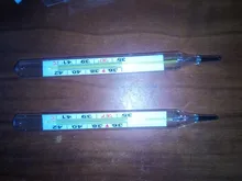 Dispositivo de medición de la temperatura corporal, termómetro de vidrio mercurio para axila, producto para el cuidado de la salud en el hogar, pantalla de gran tamaño, nuevo, 1 unidad