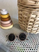 Protección de playa al aire libre para niños, bonita, de Color sólido, Retro