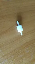 Check-Valve One-Way Plastic Water White 1PCS Fuel-Gas-Liquid Inline 10mm/12mm