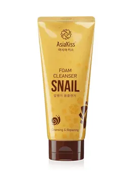 Asiakiss foam for washing with extract of slime snail snail foam cleanser, 180 ml
Asiakiss foam for washing with extract of slime snail snail foam cleanser, 180 ml
