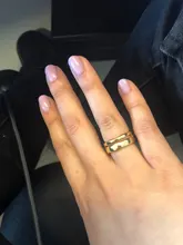 Simple estilo de Color de plata geométrico Irregular anillos para mujeres regalos gran ajustable anillos de dedo