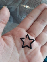 Pendiente de cartílago falso para mujeres, pendientes de Clip de estrella, Color dorado, sin Piercing, 1 Uds., 2020