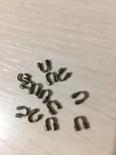 100 unids/lote 4mm alambre de protectores de protección de alambre tutor protectores de bucles en forma de accesorios cierres conector para la fabricación de la joyería