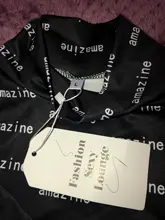Rapwriter moda carta Skinny estampado mono cuello alto 2020 mujeres Otoño y ropa de manga larga mono de entrepierna abierta Mujer