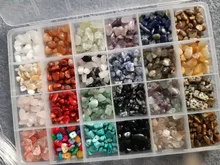 1323 Uds. Kit de cuentas de piedras preciosas irregulares con cuentas espaciadoras cierres de langosta anillos de salto elásticos para suministros de joyería DIY