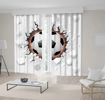 Curtain Soccer Ball Coming in Cracked Wall Sports Games Excitement Theme Artwork Black White Red
Curtain Soccer Ball Coming in Cracked Wall Sports Games Excitement Theme Artwork Black White Red