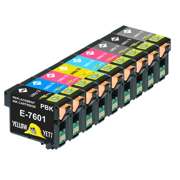 2pcs EPSON Ink Cartridges T7601 - T7609 mixed color inks Compatible For Epson SureColor SC-P600 Printer with chip full ink
2pcs EPSON Ink Cartridges T7601 - T7609 mixed color inks Compatible For Epson SureColor SC-P600 Printer with chip full ink