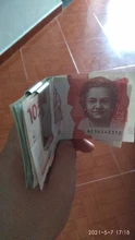 QOONG delgado de acero inoxidable tercera de las mujeres de los hombres de Metal billetera con Clip para billetes de crédito tarjeta dinero titular Bill Clip de acero abrazadera ML1-005