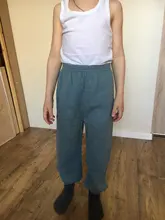 Pantalones holgados de algodón para niños y niñas, ropa de chándal infantil de 2 a 7 años, plisada, transpirable, para verano, 2021
