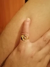 Foxanry-anillos con letras en inglés para mujer, Plata de Ley 925, 26, chapado en oro Vintage francés Irregular, regalos de joyería para fiesta