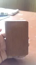 BISI GORO-cartera de mano antirrobo para hombre y mujer, billetera con bloqueo RFID, tarjetero, funda de identificación de Metal, para negocios, vaquera, Pop-up, 2021