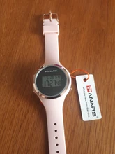 Relojes electrónicos para mujer, pulsera Digital Led de silicona, color rosa y negro, para vestido de tirantes, reloj deportivo femenino