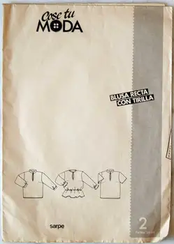 Sew Your Fashion. Straight fit blouse with neckband 2. Sizes 38-46. Patterns full
Sew Your Fashion. Straight fit blouse with neckband 2. Sizes 38-46. Patterns full