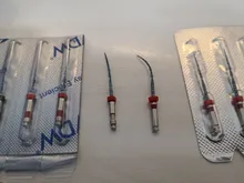 Lima Dental reciprocante de calor azul, instrumento endodontico de endodoncia, NITI, reciprocación, 25mm, solo uno