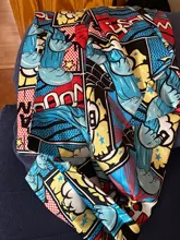 Chaqueta Vintage con estampado de letras Irregular para mujer, moda de venta al por menor, abrigo elegante americano de talla grande, otoño 2021