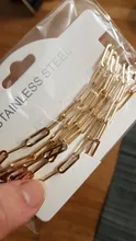 1 metro 4x14mm de acero inoxidable de oro Cable Rolo cadenas de alambre plano elegante cadena de ajuste para la fabricación de la joyería DIY