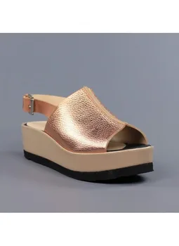 Wedge sandal leather copper. hv27
Wedge sandal leather copper. hv27