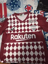 JK hombres camisa de alta calidad un INIESTA camiseta para adultos nombre definido por el usuario número/LIVE Vissel Kobe uniforme