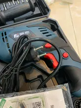 FUJIWARA-taladro de impacto eléctrico de 710W, 220V, 50HZ, 18/38/68 juegos, martillo de mano para el hogar, perforación de pared, taladro para carpintería