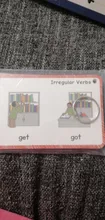24 grupo 48 palabras verbos irregulares en inglés tarjetas Flash de la escuela primaria juguetes educativos para edades tempranas tarjetas de aprendizaje juego para los niños