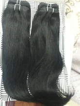 Rebecca-mechones de pelo liso brasileño tejido, 4 mechones, 190g, negro, marrón, rojo, cabello humano en 6 colores #1 # 1B #2 #4 # 99J # Burgundy