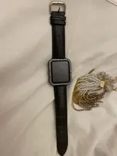 Funda protectora de diamante para Apple watch, carcasa de 44mm, 40mm, 42mm y 38mm para Apple watch band 5 4 3 2 1