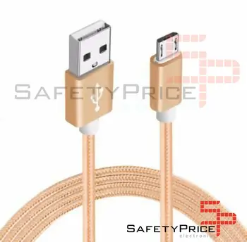 MICRO USB CABLE aluminum braided mobile TABLET 1m gold NYLON Quick Charge
MICRO USB CABLE aluminum braided mobile TABLET 1m gold NYLON Quick Charge