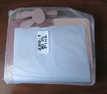 Billeteras geométricas rosas para mujer, Cartera de bolsillo, tarjetero de retales, monedero corto a la moda