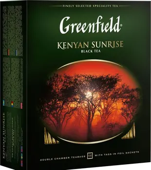 Tea Greenfield "Kenyan Sunrise", Black, 100 bags
Tea Greenfield "Kenyan Sunrise", Black, 100 bags