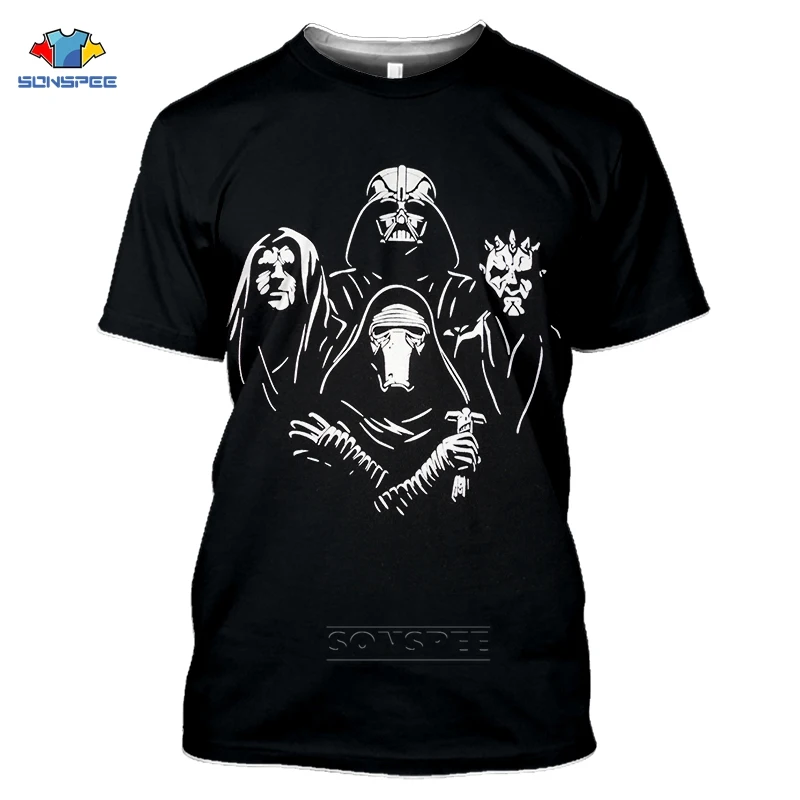 SONSPEE Dark Side Bohemian Rhapsody Tshirt Men 3D Print Kylo Ren Empire Galactic War Movie Darth Vader Star Wars T Shirt Women
SONSPEE Dark Side Bohemian Rhapsody Tshirt Men 3D Print Kylo Ren Empire Galactic War Movie Darth Vader Star Wars T Shirt Women