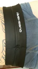 Queshark-riñonera elástica reflectante, bolsa deportiva con doble cremallera, bolsillo para correr, gimnasio, Yoga, riñonera para teléfono