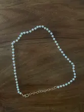 Cadena de cuentas de perlas para mujer, Gargantilla Simple de 15 estilos, collar de borla de hoja de cristal para mujer, joyería sexual de moda, accesorios para baile de graduación