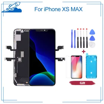 Elekworld Grade OLED Full Front Assembly for iPhone XS MAX LCD Display Touch Screen Digitizer Assembly Replacement Part
Elekworld Grade OLED Full Front Assembly for iPhone XS MAX LCD Display Touch Screen Digitizer Assembly Replacement Part