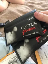 XFKM-Bolsa de algodón orgánico para atomizador de RBA RDA, bolsa de algodón orgánico para limpieza de RBA RDA, 1 o 2 bolsas