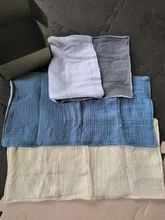 Mordedura de 3 uds. De toalla para bebé, Toalla de baño para bebé, pañuelo de algodón para eructar, gasa suave absorbente, paño de lavado para jardín de infantes