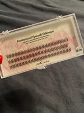 Extensión de pestañas de seda profesional, Pestañas postizas de pestañas con cola de pato a la moda