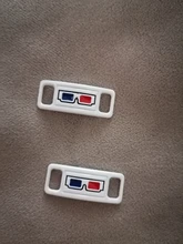 2 unids/par AF1 agujetas con hebilla cordones hebilla de Metal cordones accesorios de Metal de bloqueo DIY Kits para zapatillas encaje Metal hebilla