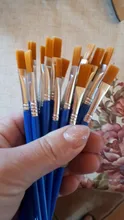 20 piezas de pinceles de nailon para el cabello de pintura pequeña fina para dibujar pinceles de acuarela pinceles de pintura para proveedores de artistas