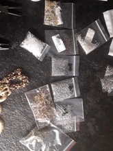 Ganchos de los pendientes, accesorios de aleación para fabricación de joyas, pendientes de gancho con forma de gota, 17x20mm, 100 Uds.