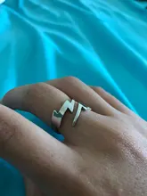 Anillo de acero inoxidable con diseño de rayo para hombre y mujer, sortija, estilo coreano, elegante, regalo de San Valentín, boda, Anel OSR228