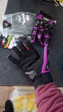 PRO de caballero dedo lleno de pequeño tamaño S Rosa naranja negro las mujeres guantes de la motocicleta Moto Mujer Luva moto race guantes de Mujer