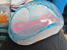 Jaula de plástico para hámster Gerbil roedores, para baño de mascotas pequeñas, de plástico transparente, Color aleatorio, 1 unidad