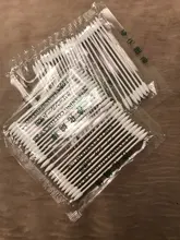 50 Uds de 2 bolsas para los Airpods de Apple Airpods caso desechable de algodón palo herramienta de limpieza para teléfono puerto de carga para los Airpods de Apple