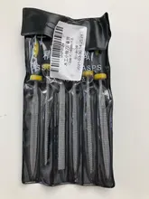Vastar-Mini aguja de escofina de Metal, 6x140mm, juego de limas, herramientas de tallado de madera para escofina de acero, aguja de escofina, herramienta de limado para carpintería