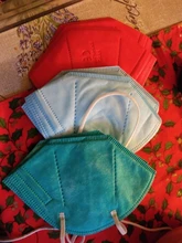 Mascarilla FFP2 KN95 para adultos, máscara respirador Facial con filtro KN95 fpp2, colorida, a prueba de polvo, color negro